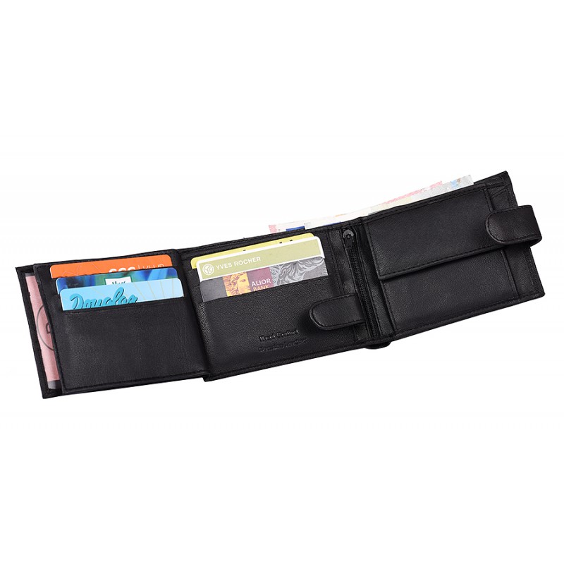 Гаманець чоловічий Paul Rossi N992L-GTN BLACK Гаманець чоловічий Paul Rossi N992L-GTN BLACK